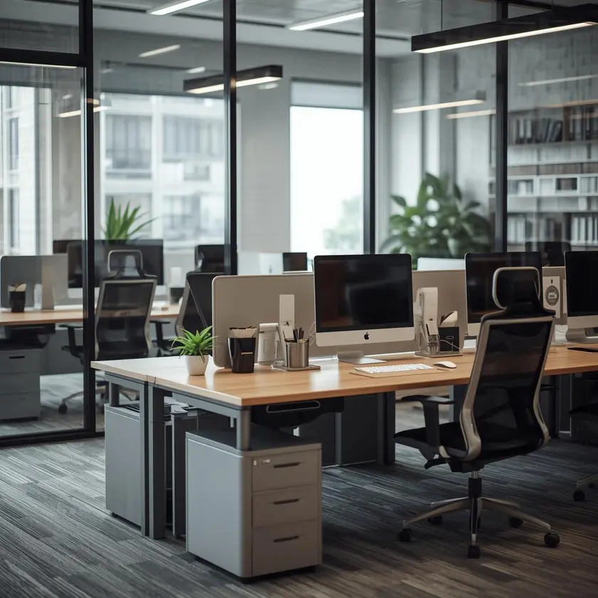 Aménagement d'un espace de bureaux