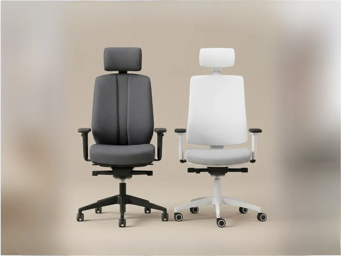 Deux sièges ergonomiques