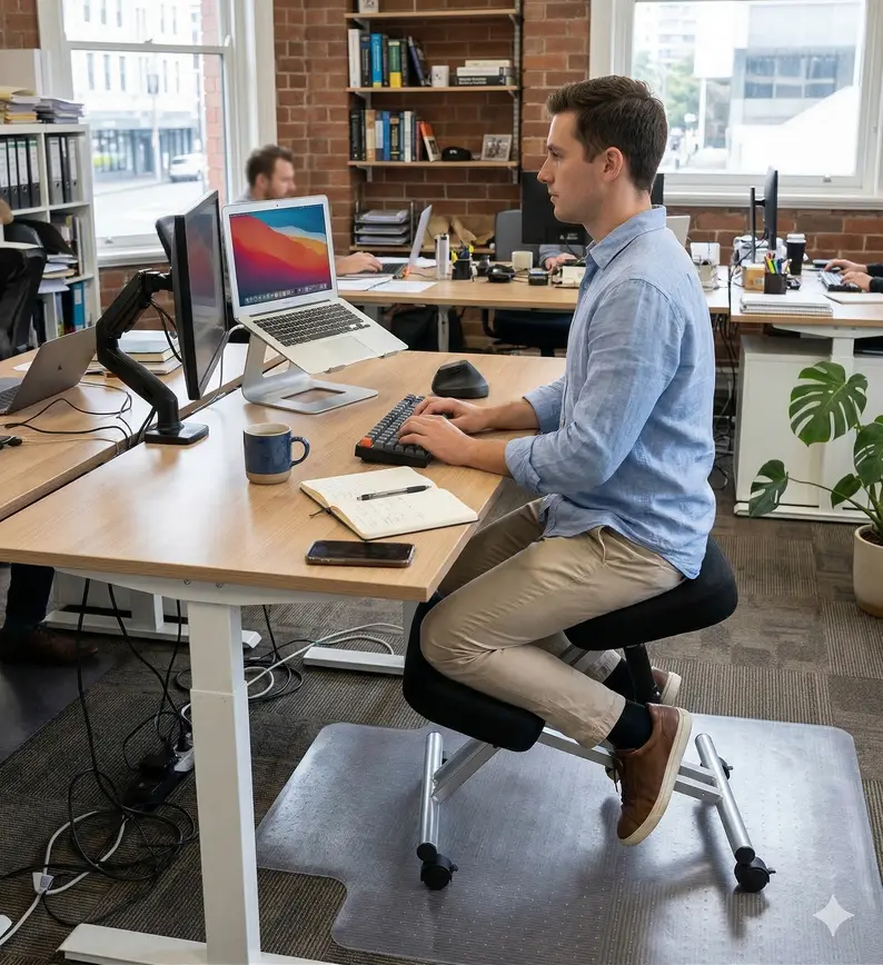 Siège ergonomique en situation